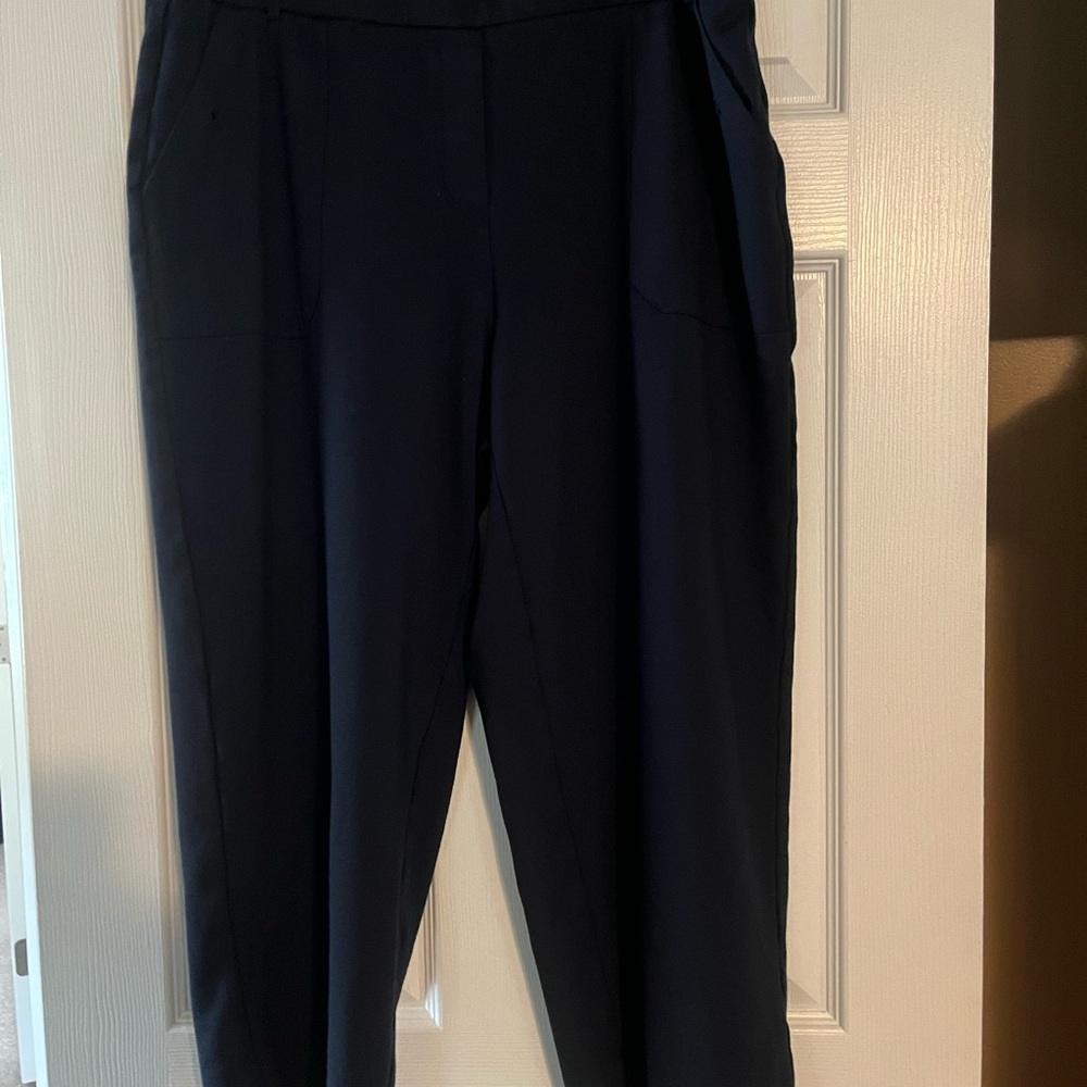 Jones New York Navy Tailored Trousers - Picture 2 of 6